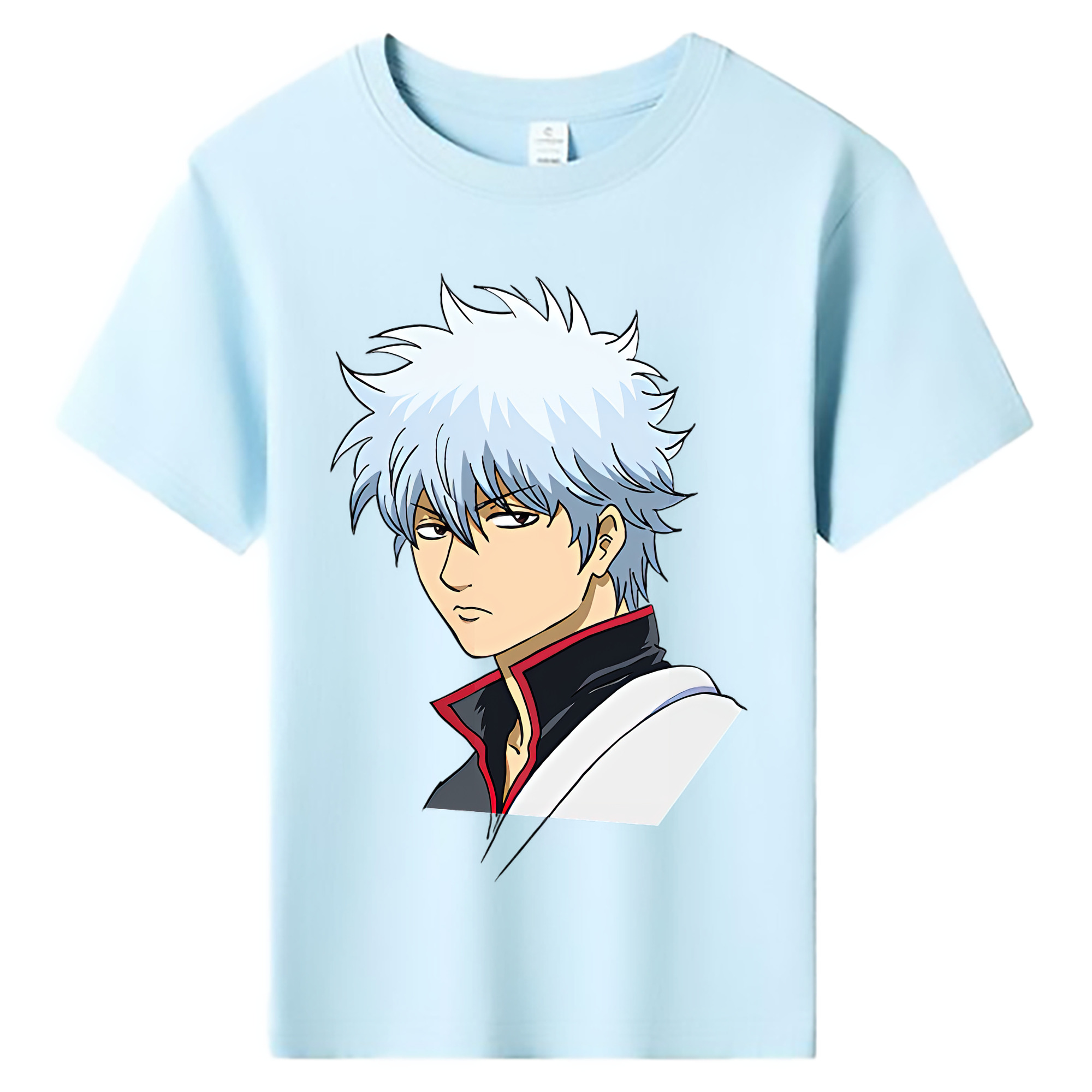 （画像用） ぎんたま 坂田銀時（さかたぎんとき） 神楽 志村新八（しむら しんぱち） GINTAMA Sakata Gintoki Kagura Shimura Shinpachi 綿100％キッズTシャツ（フロントプリント）